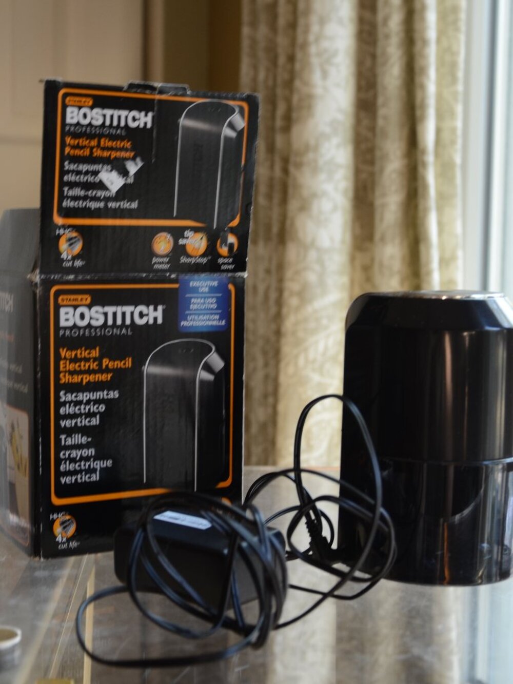 Bostitch Vertical Electric Pencil Sharpener Black EPS5V Black